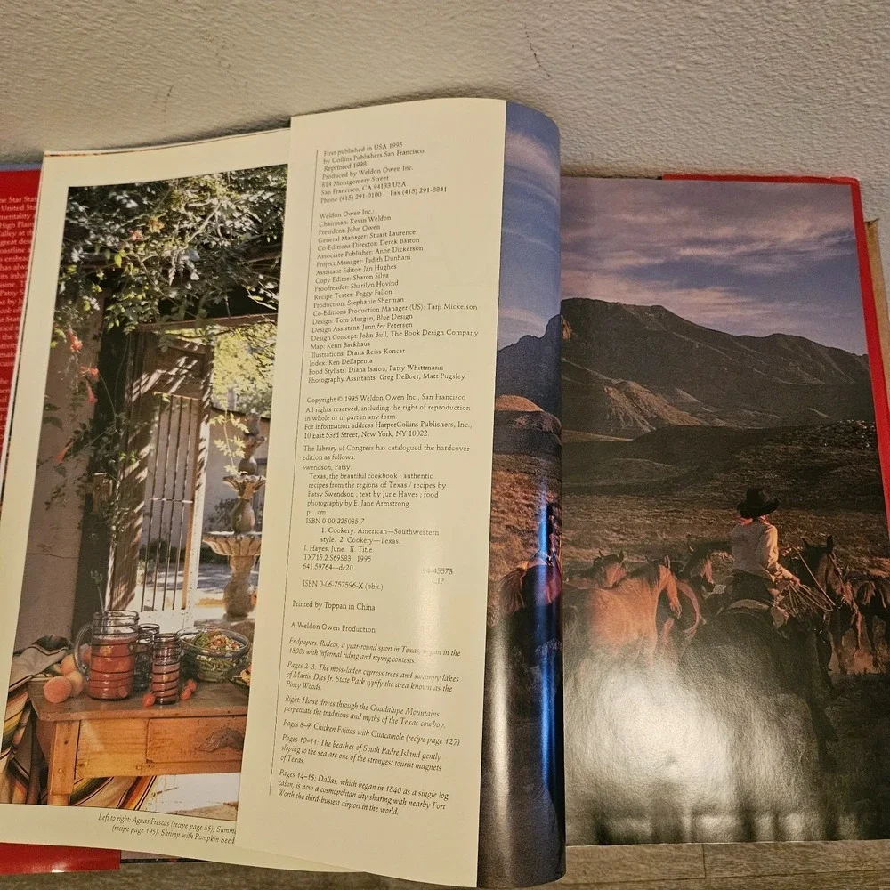 Texas the Beautiful Cookbook - Hardcover By Swendson, Patsy  Authentic Recipes